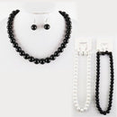 Fashion Pearl Necklaces Set 237BW (12 units)