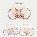 Fashion Rhinestone Hoop Earring 5233 (12 units)