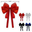 Fashion School Color Hair Bow Pin 28596E (12 units)