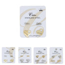 Fashion Stainless Steel Earrings 0007GS (12 units)
