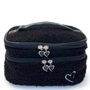 Fleece Cosmetic Bag - Black (1 unit)