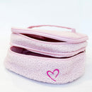 Fleece Cosmetic Bag - Pink (1 unit)
