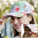 Floral Baseball Cap 100% Cotton 523 Pink (1 unit)