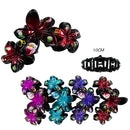 Floral Claw Hair Clip 0107LG (12 units)