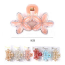 Floral Hair Claw Clip 3837 (12 units)