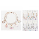 Floral Ocean Charm Bracelet Shell & Starfish Charms 3848 (12 units)