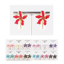 Floral Pearl Drop Earrings 5863 (12 units)