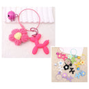 Flower & Balloon Dog Keychain 1317 (12 units)