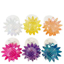 Flower Shape Hair Jaw Clips 3458 (12 units)