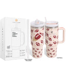 Football Tumbler W/Handle 40oz Double Wall 840 Football (1 unit)