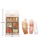 French Tip Press-On Nail Kit 807A9 (12 units)