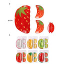 Fruit Slice 3PC Hair Claw Clips Set 70278M (12 units)