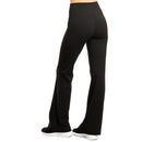 SOFRA LADIES FLARE LEGGINGS YOGA PANTS (FYP2000) (BLACK, CHC/GR)
