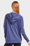 SOFRA LADIES SINGLE JERSEY ZIP-UP HOODIE JACKET (HDC7000A/XA_DENIM)