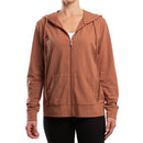 SOFRA LADIES SINGLE JERSEY ZIP-UP HOODIE JACKET (HDC7000A/XA_BRICK)