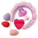 Headband, Sponge, Puff Beauty Set - Pink (1 unit)