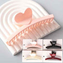 Heart Bar Claw Clips 11551 (12 units)
