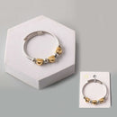 Heart Bead Cable Bracelet 18399 (12 units)