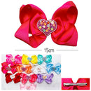 Heart Layered Hair Bow 2155 ( 12 units)