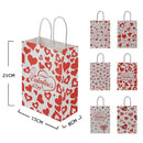 Heart Printed Gift Bags 30038 (12 units)