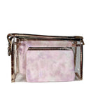 Holographic Glitter Pink Cosmetic Bag 3PC Set (1 unit)