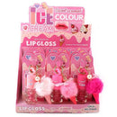 Ice Cream Charm Lip Gloss ? Cute Keychain Lip Shine 0963 (12 units)