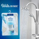 Bonita Home Shell Shower Curtain with Hooks - 71in