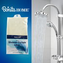Bonita Home Almond Shower Curtain Liner - 70x72in