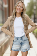 City Chic Taupe Blazer (Open Pack)