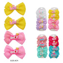 Kid's 4PC hair Bow Set 1145R (12 units)