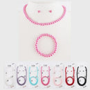Kid's Pearl Necklaces Set 001 BT (12 units)