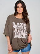 WOMEN'S SHORT SLEEVE GRAPHIC SHIRT