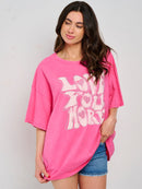 WOMEN'S SHORT SLEEVE GRAPHIC SHIRT