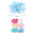 Large Starfish Bow Hair Clips 5026 (12 units)