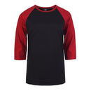 SOFRA LADIES BASEBALL TEE (LBT001_BK/BUR)