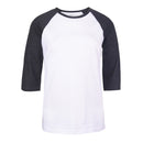 COTTONBELL LADIES BASEBALL TEE (LBT001C_WH/C.GR)