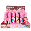 Lip Gloss W/ Ice Cream Keychain Charm (24 units)