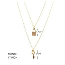Lock & Key Charm Necklace 899 (12 units)