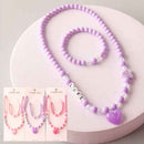 Love Heart Beaded Jewelry Set 1257 (12 units)