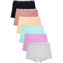 SOFRA LADIES  LOGO BAND COTTON BOYSHORTS PANTY (LP1622CB1)