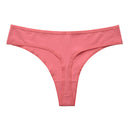 SOFRA LADIES PRINTED COTTON THONG PANTY (LP1686CT)