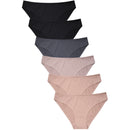 SOFRA LADIES NO SHOW LEG BIKINI PANTY (LP7229PK)