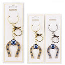 Lucky Horseshoe Evil Eye Keychain 994 (12 units)