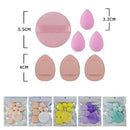 Makeup Puff & Sponge Set 1083 (12 units)