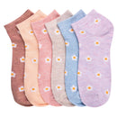 Mamia Women's Spandex Floral Low Cut Socks Size 9-11 (12 units)