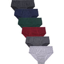 KNOCKER MEN'S STRIPE COLOR BIKINI BRIEFS (MB705_C/S)