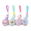 Mermaid Shell Compact Mirror Keychain 0684 (12 units)