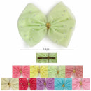 Mesh With Pearl Hair Bow 2179 (12 units)