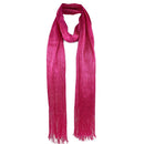 Metallic Fringe Multi Use Scarf Shawl Wraps Red Tones (1 units)