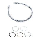 Metallic Tone Glitter Headband 4712 ( 12 units)